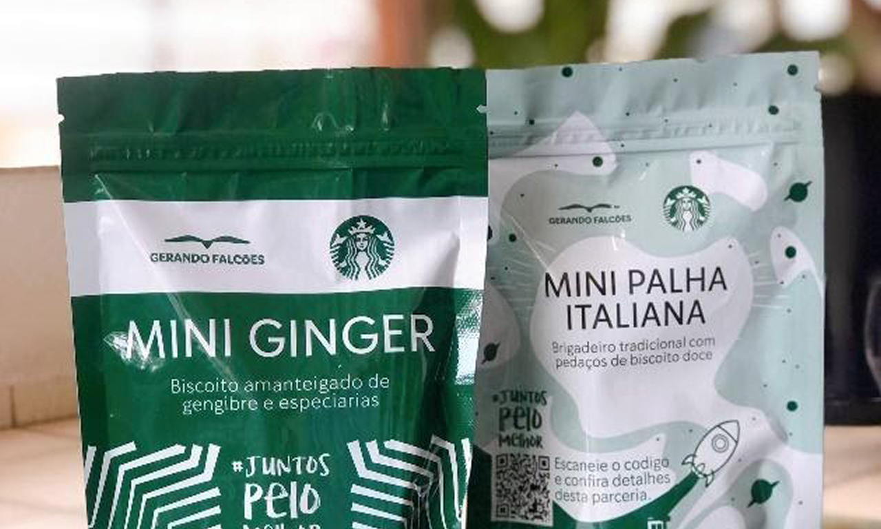 Starbucks e Gerando Falcões. Juntos pelo melhor Starbucks e Gerando Falcões. Juntos pelo melhor